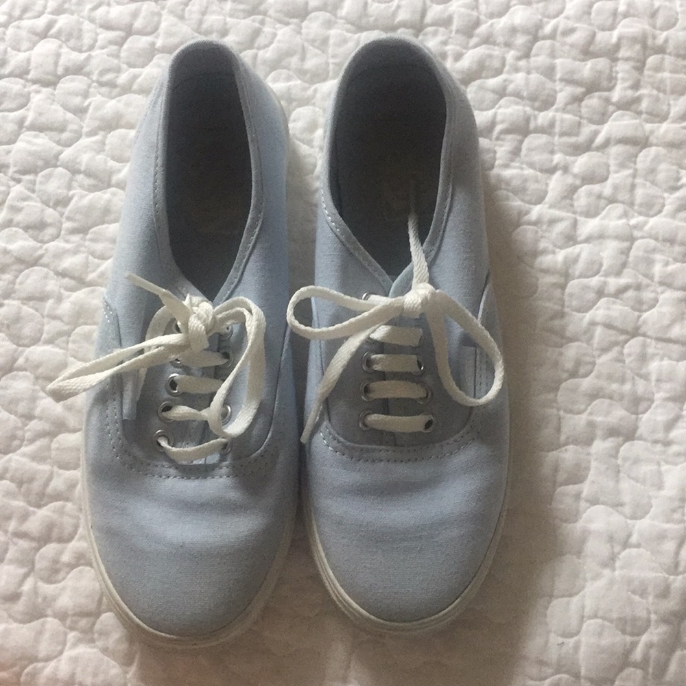 Light Baby Blue Vans Sz 6.5